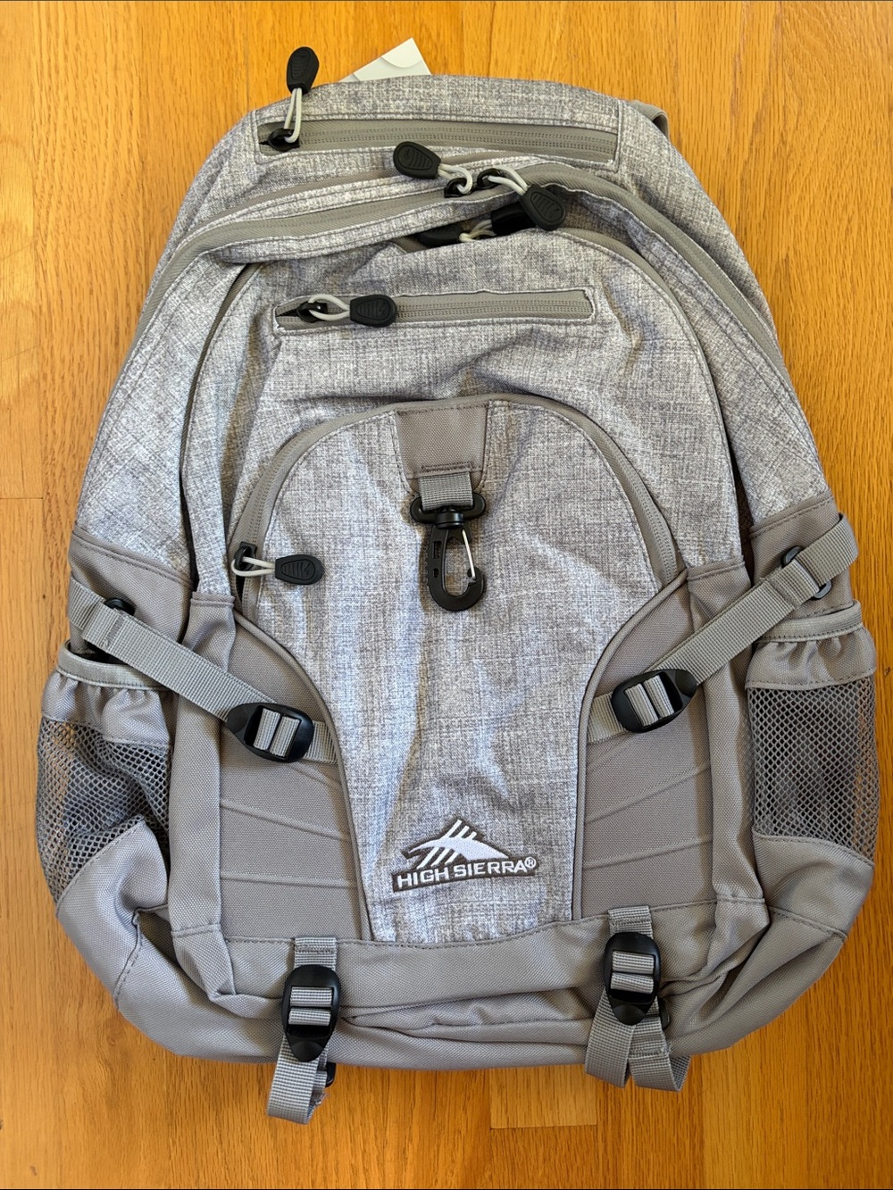 NWT•High Sierra Loop Backpack with Tablet Sleeve | Silver Heather